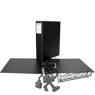 Segregator na dokumenty A3 pionowy 2 ringi 70mm czarny SE-05-01 BIURFOL