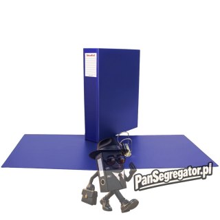 Segregator na dokumenty A3 pionowy 2 ringi 70mm granatowy SE-05-02 BIURFOL