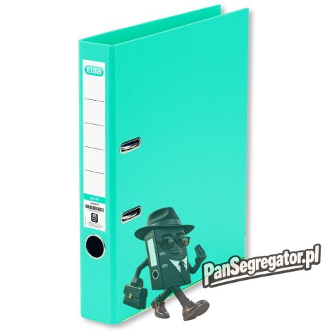 Segregator na dokumenty A4 50mm PRO+ turkusowy 100025176 ELBA