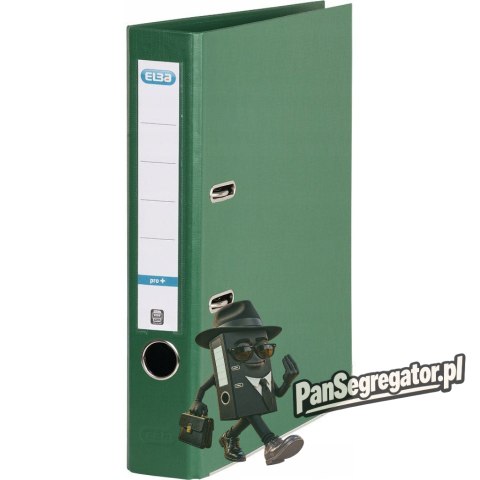 Segregator na dokumenty A4 50mm PRO+ zielony 100202107 ELBA
