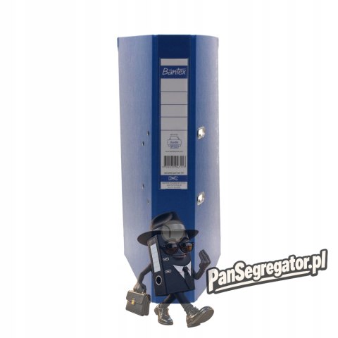 Segregator na dokumenty A4 50mm jasny niebieski z szyną 100551802 BANTEX