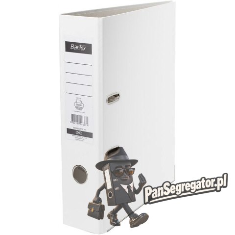 Segregator na dokumenty A4 80mm XXL biały z szyną 100551787