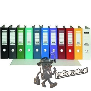 Segregator na dokumenty A4 80mm XXL zielony z szyną 100551792 BANTEX