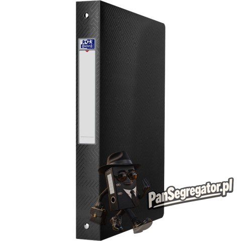 Segregator na dokumenty PP A4 40mm 4-ringowy czarny URBAN OXFORD 400147049