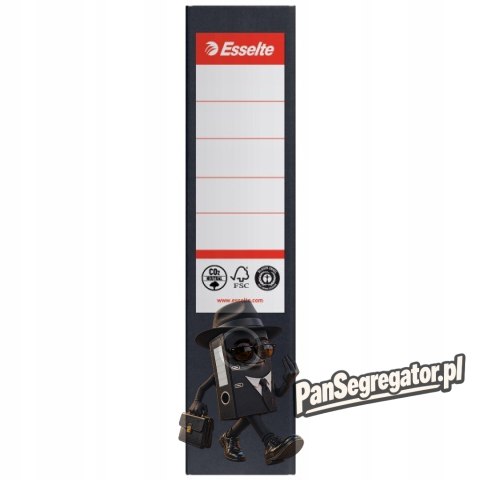 Segregator A4/75mm No.1 czarny 627569 ESSELTE Neutral CO2