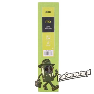 Segregator A4/76mm RIO zielony B20160 DELI
