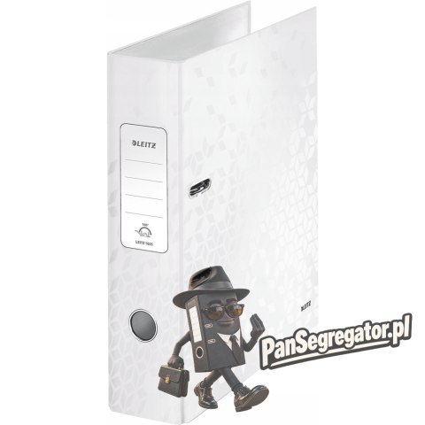 Segregator A4/80mm perłowy biały LEITZ WOW 180 10050001