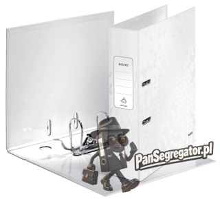 Segregator A4/80mm perłowy biały LEITZ WOW 180 10050001