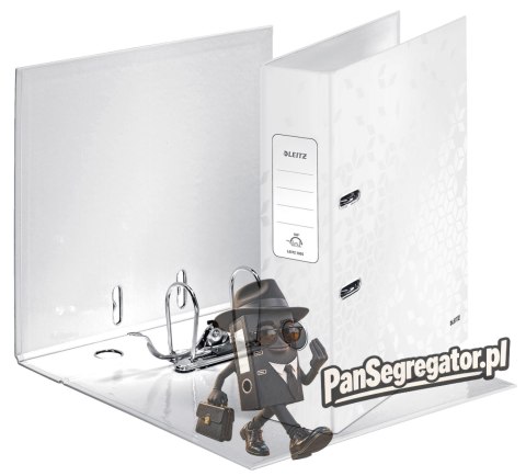 Segregator A4/80mm perłowy biały LEITZ WOW 180 10050001