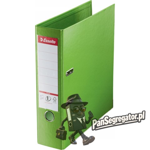 Segregator A4/80mm zielony ESSELTE PLUS VIVIDA No.1 81186