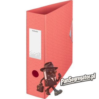 Segregator ESSELTE Colour`Breeze z polyfoamu A4 82mm koralowy 628427