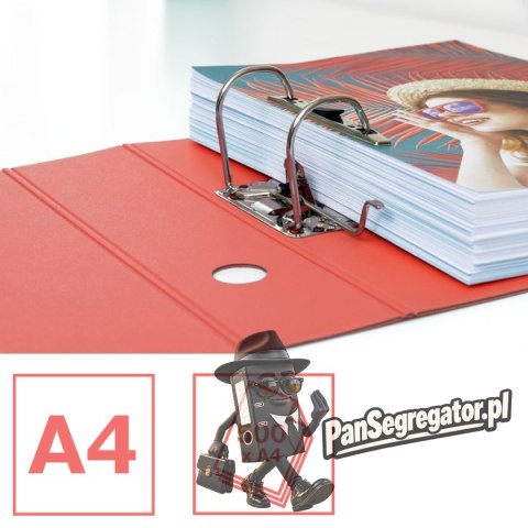 Segregator ESSELTE Colour`Breeze z polyfoamu A4 82mm koralowy 628427