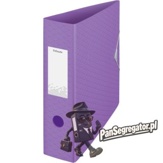 Segregator ESSELTE Colour`Breeze z polyfoamu A4 82mm lawendowy 628428