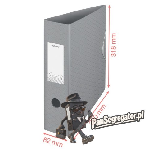 Segregator ESSELTE Colour`Breeze z polyfoamu A4 82mm lawendowy 628428