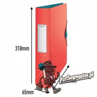 Segregator Leitz 180° Active Urban Chic 65 mm, czerwony 11170020