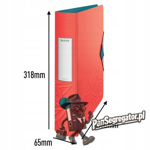 Segregator Leitz 180° Active Urban Chic 65 mm, czerwony 11170020