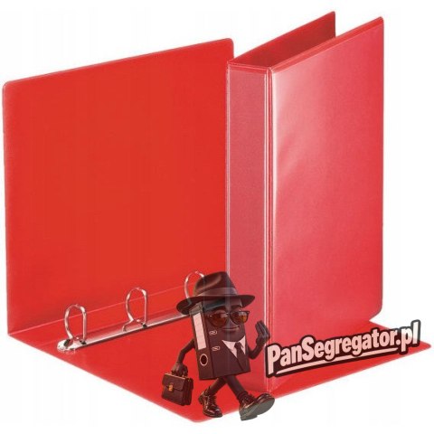 Segregator PANORAMA A4 4DR/30 51mm czerwony ofertowy 4971 ESSELTE