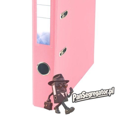 Segregator PETITE OFFICE A4/50mm pastelowy różowy PO54683 STRIGO
