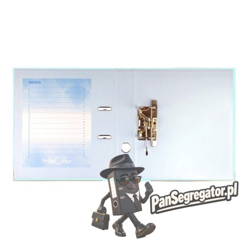 Segregator PETITE OFFICE A4/50mm pastelowy zielony jasny PO54713 STRIGO
