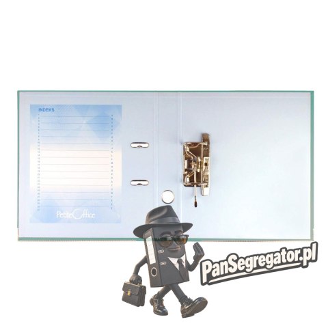 Segregator PETITE OFFICE A4/50mm turkusowy PO01649 STRIGO