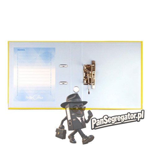 Segregator PETITE OFFICE A4/50mm żółty PO01625 STRIGO