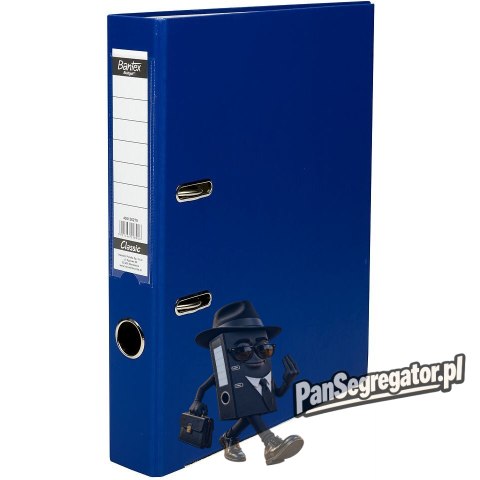Segregator na dokumenty A4 50mm CLASSIC granatowy 400136279 BANTEX BUDGET