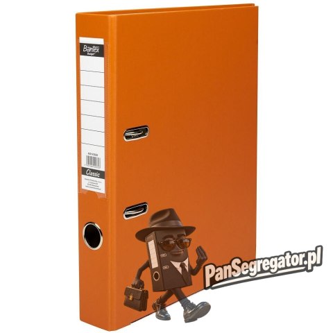 Segregator na dokumenty A4 50mm CLASSIC pomarańczowy 400143829 BANTEX BUDGET