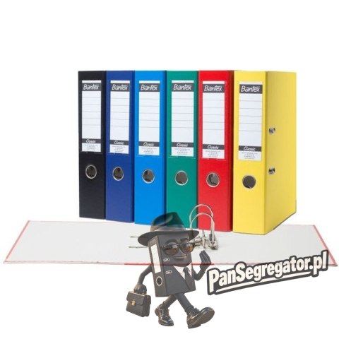 Segregator na dokumenty A4 50mm CLASSIC zielony 400044674 BANTEX BUDGET
