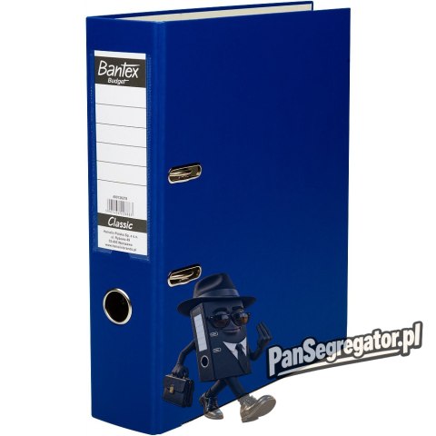 Segregator na dokumenty A4 75mm CLASSIC granatowy 400136278 BANTEX BUDGET