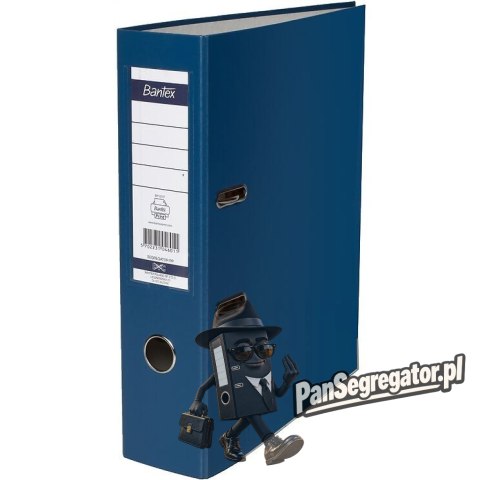 Segregator na dokumenty A4 80mm XXL niebieski z szyną 100551784 BANTEX