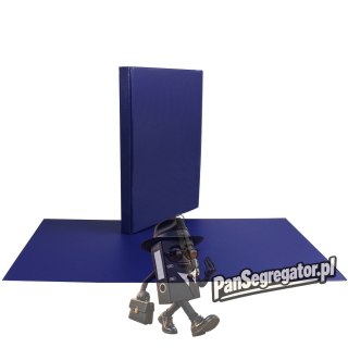Segregator na dokumenty PANORAMA A4 4 ringi 25mm R16 granatowy SE-44-02 BIURFOL