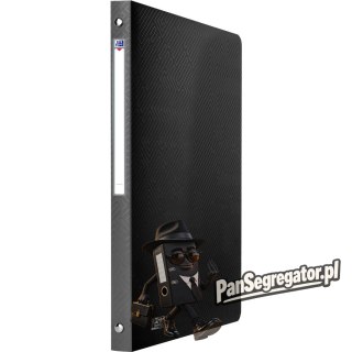 Segregator na dokumenty PP A4 20mm 4-ringowy czarny URBAN OXFORD 400147090