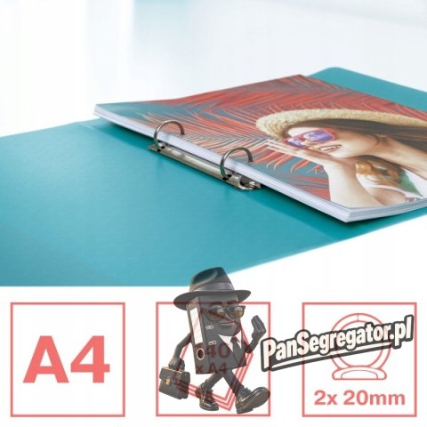 Segregator ringowy Esselte Colour`Breeze 2 RR 25 mm niebieski 626242