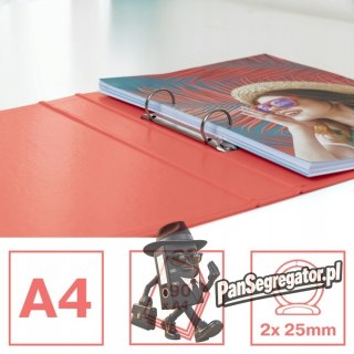 Segregator ringowy Esselte Colour`Breeze A4 42mm 2 ringi koralowy 628433