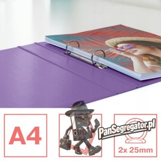 Segregator ringowy Esselte Colour`Breeze A4 42mm 2 ringi lawendowy 628434
