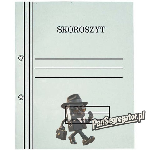Skoroszyt oczkowy biały A4 pełny 300g 50szt. KIEL-TECH 4-00723