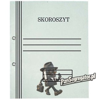Skoroszyt oczkowy biały A4 pełny 350g 50szt. KIEL-TECH