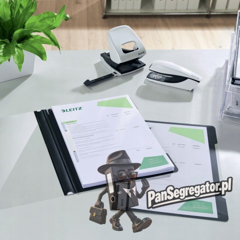 Skoroszyt pl.A4 czar.(25) 4191 0095 LEITZ