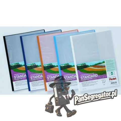 Skoroszyt prezentacyjny STANDARD 10k niebieski DCP2410C PENTEL