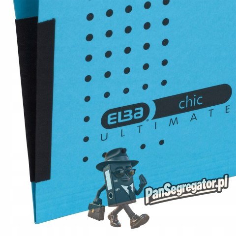 Teczka zawieszana na dokumenty CHIC ULTIMATE harmonijkowa niebieska 100552099 ELBA