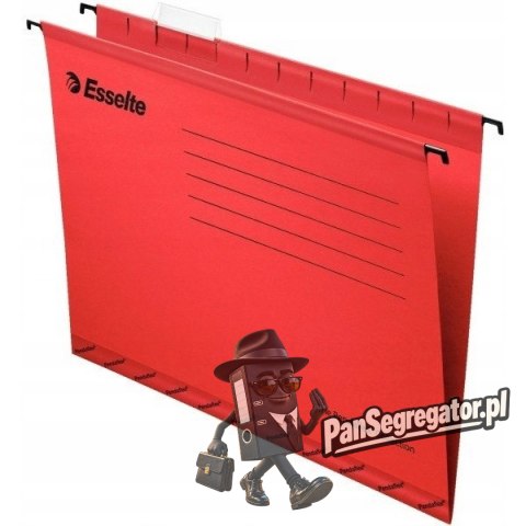 Teczki zawieszane A4 PENDAFLEX STANDARD czerwone 25szt ESSELTE 90316