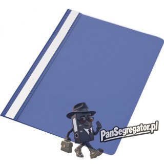 Skoroszyt A4 twardy typu PVC (10) granatowy 0413-0020-02 Panta Plast