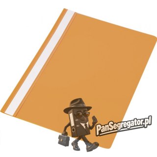Skoroszyt A4 twardy typu PVC (10) pomarańczowy 0413-0020-07 Panta Plast
