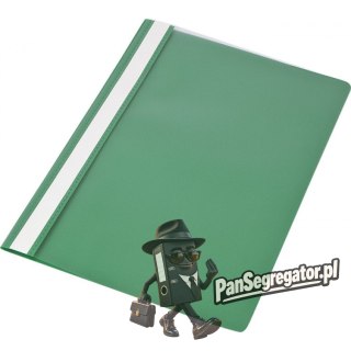 Skoroszyt A4 twardy typu PVC (10) zielony 0413-0020-04 Panta Plast