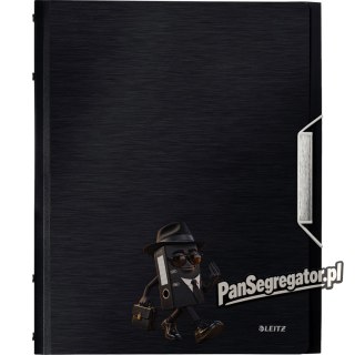 Teczka 12 przeródek A4 200k satynowa czerń LEITZ STYLE 39960094