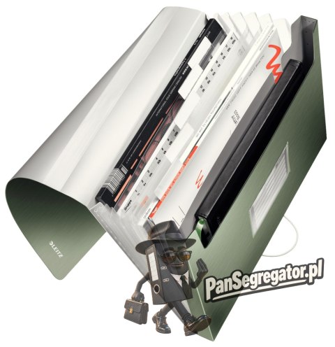 Teczka 6przegródek LEITZ STYLE A4 Pistacjowa zieleń 250k 39570053