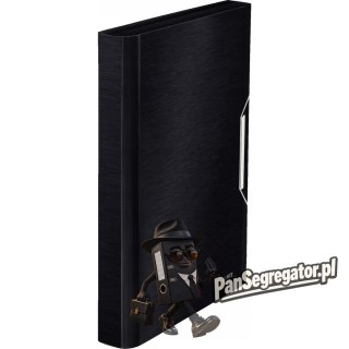 Teczka 6przegródek LEITZ STYLE A4 Satynowa czerń 250k 39570094