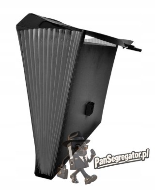 Teczka A4 harmonijkowa PP 13 przegródek z rączką czarna BT623-V TETIS