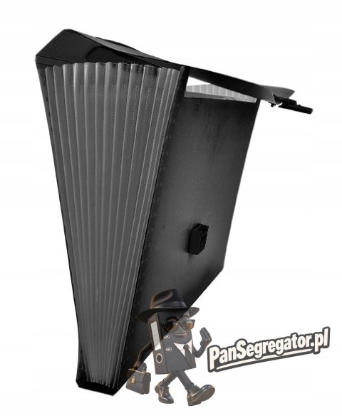 Teczka A4 harmonijkowa PP 13 przegródek z rączką czarna BT623-V TETIS