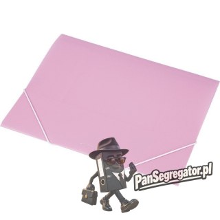 Teczka A4 z gumką EX4302 fioletowa transparentna 0410-0034-15 PantaPlas